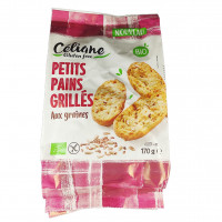 Petit Pains Grillés Aux Graines Sans Gluten Bio 170g