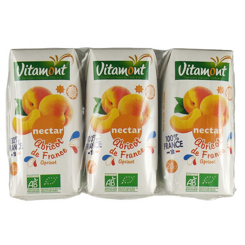 Jus d'Abricot 6x20cl Bio