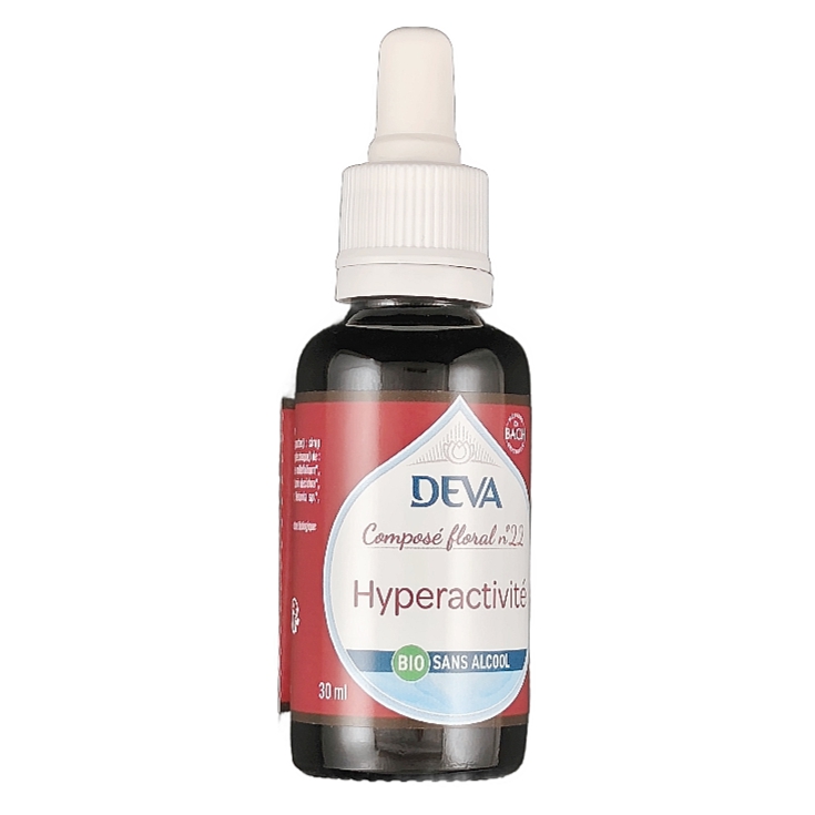 Composé Floral n°22 Sans Alcool Hyperactivité Bio 30ml