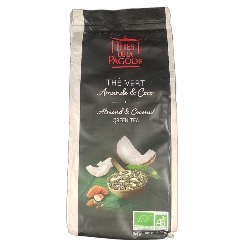Thé Vert Amande et Coco 100g Bio