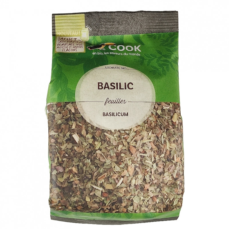 Basilic Feuilles 60g Bio