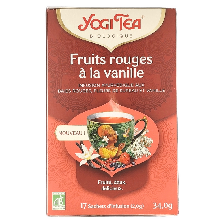 Fruits Rouges à la Vanille 17 Sachets Bio