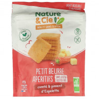 Petit Beurre Comté et Piment d'Espelette Sans Gluten Bio 80g