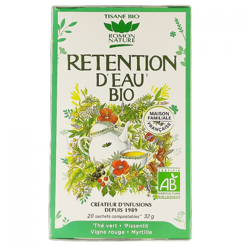 Tisane Rétention d'Eau 20 Sachets Bio