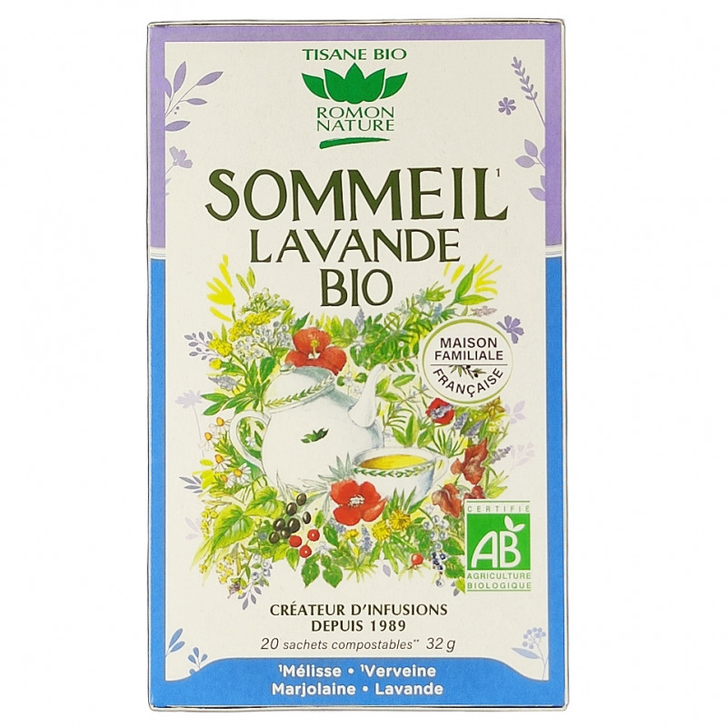 Infusion Sommeil Lavande Bio 20 Sachets