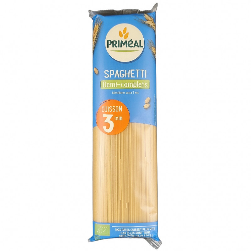 Spaghetti Demi-Complets 500g Bio