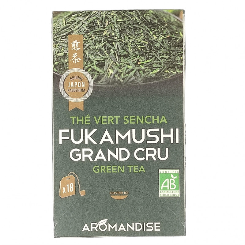 Thé Vert Sencha Fukamushi Grand Cru x18 36g Bio