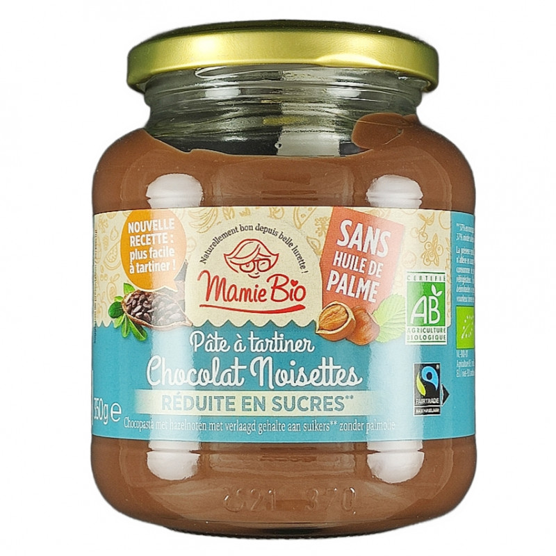 Pâte à Tartiner Chocolat Noisettes Bio 350g