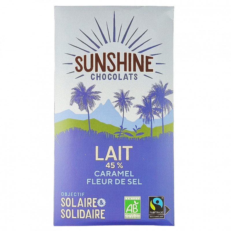 Tablette de Chocolat Lait Caramel 45% 100g Bio