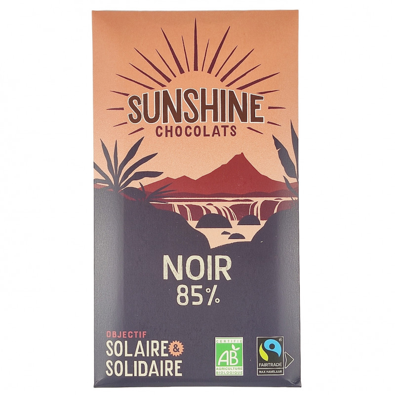 Tablette de Chocolat Noir 85% 100g Bio