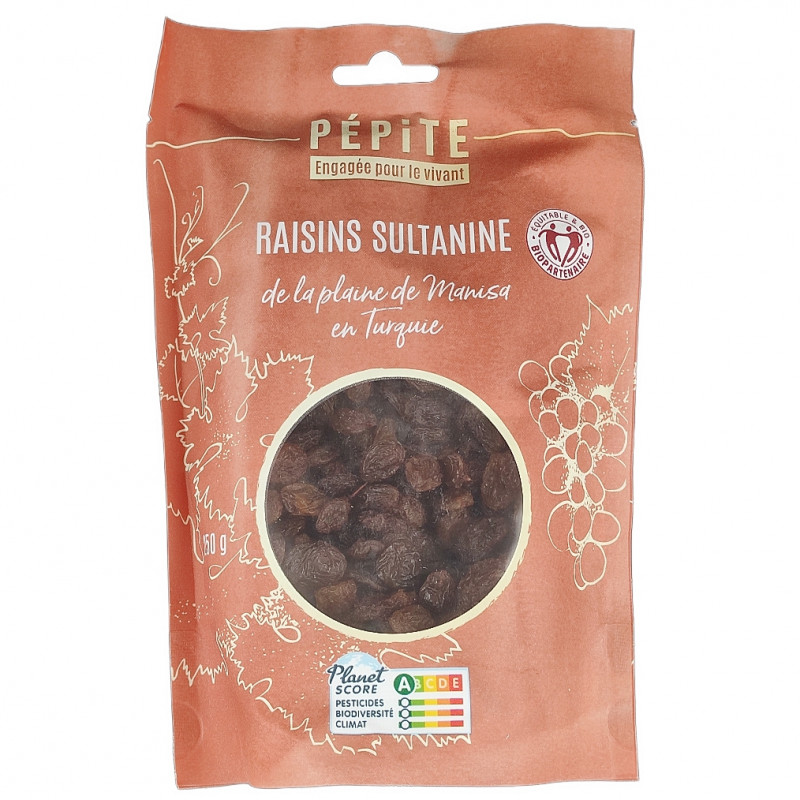 Raisins Sultanine 250g Bio