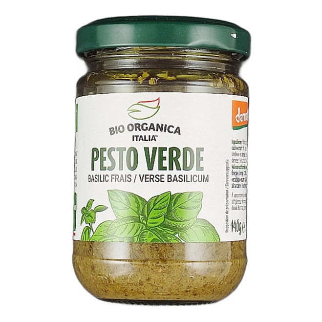 Sauce Pesto Verde 140g Bio