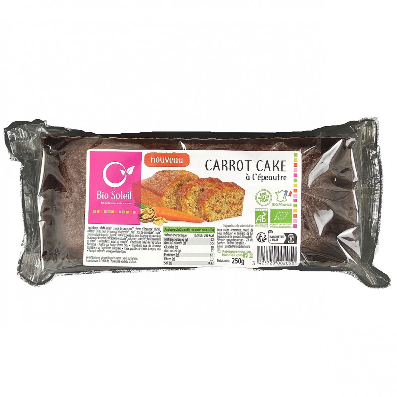 Carrot Cake à L' Epeautre 250g Bio
