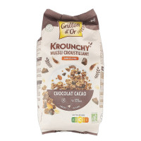 Krounchy Muesli Croustillant Chocolat Cacao 500g Bio