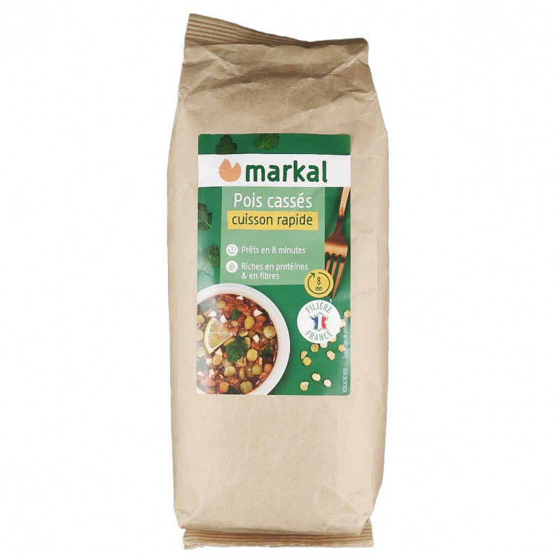Pois Cassés Cuisson Rapide 400g Bio