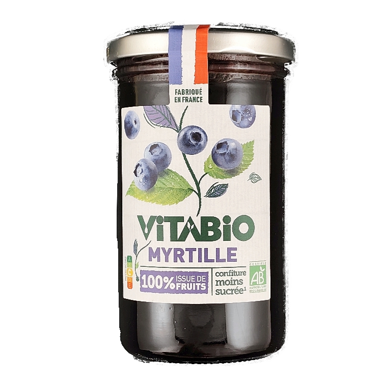 Confiture myrtille 275g bio