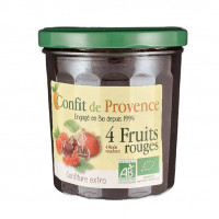 Confiture 4 Fruits Rouges 370g Bio
