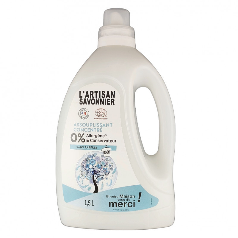 Assouplissant Concentré 0 Allergène 1,5L