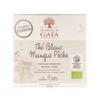 Thé Blanc Mangue Pêche 24g Bio