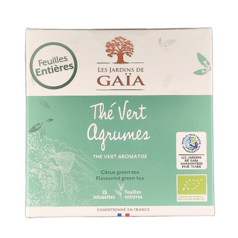 Thé Vert Agrumes 30g Bio