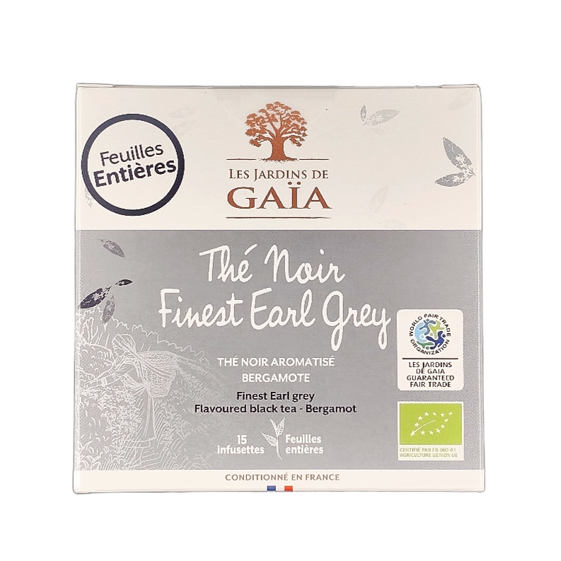 Thé Noir Finest Earl Grey 30g Bio
