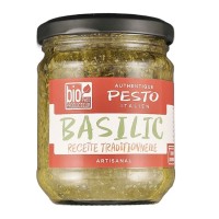 Pesto Basilic Parmesan 180g Bio