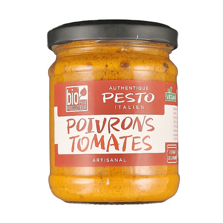 Pesto Poivron Tomate 180g Bio