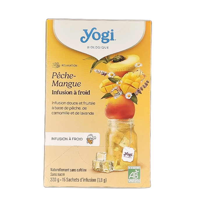 Infusion Pêche Mangue Bio 15 sachets