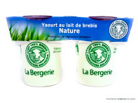 Yaourts Nature de Brebis Bio 2x125g