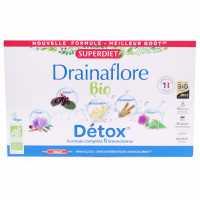 Drainaflore Détox Bio 20 Ampoules de 15ml