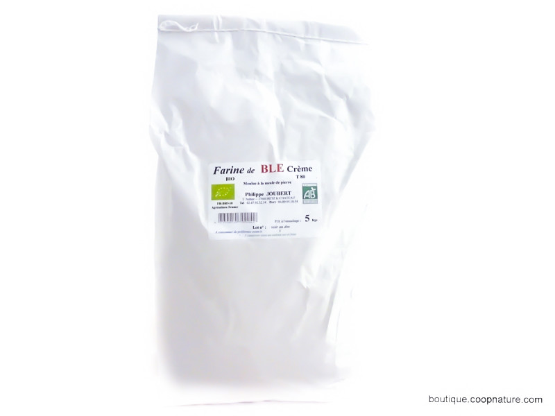 Farine Blé T80 Crème Bio 5kg