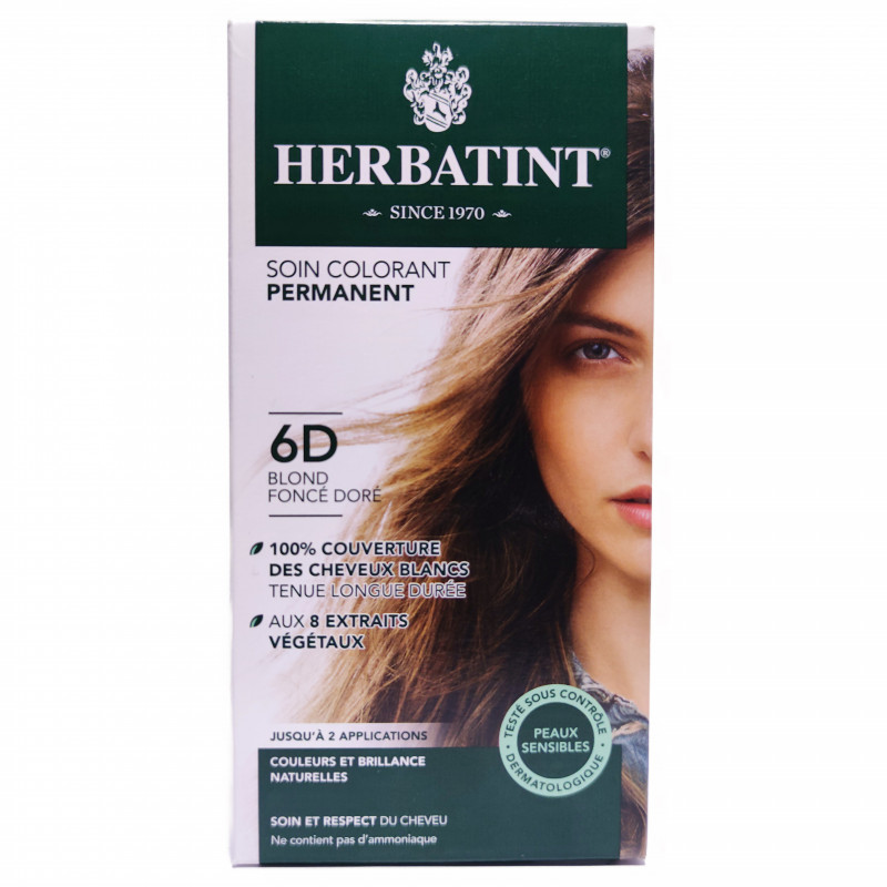 Soin Colorant Permanent 6D Blond Foncé Doré 150ml