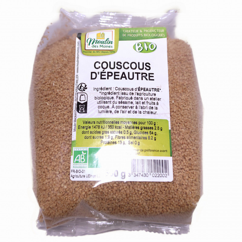 Couscous d'Épeautre Bio 500g