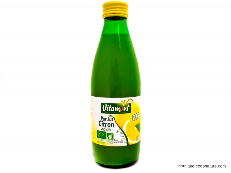 Jus de Citron de Sicile Bio 25cl