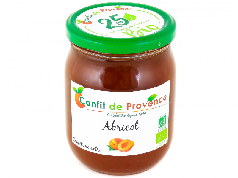 Confiture d'Abricots Bio 650g