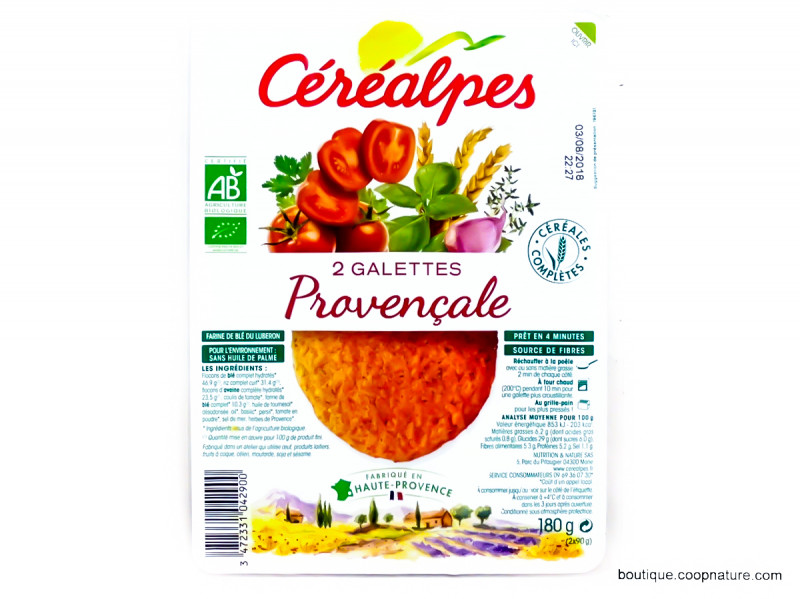 Galettes Provençale Bio 2x90g