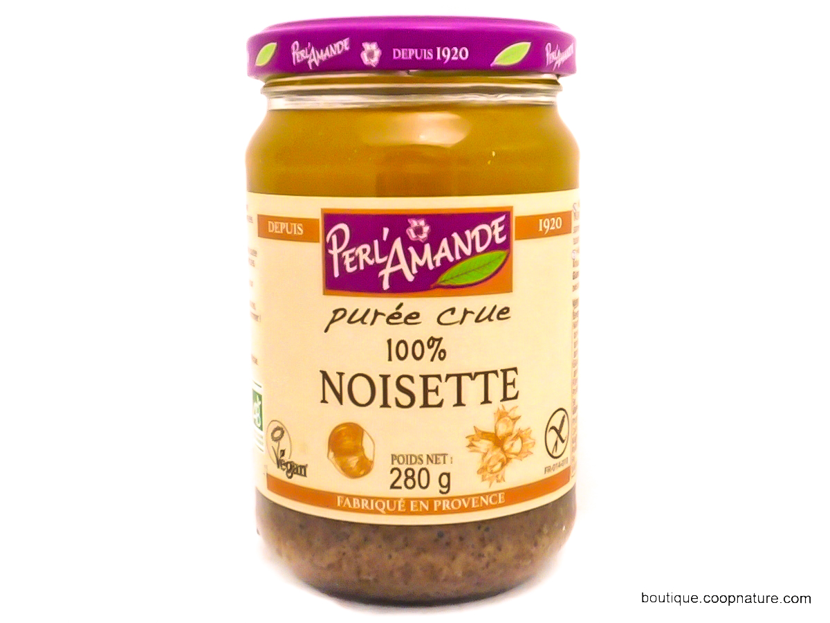 Perl'Amande Purée Crue de Noisettes Bio 280g - Coopnature