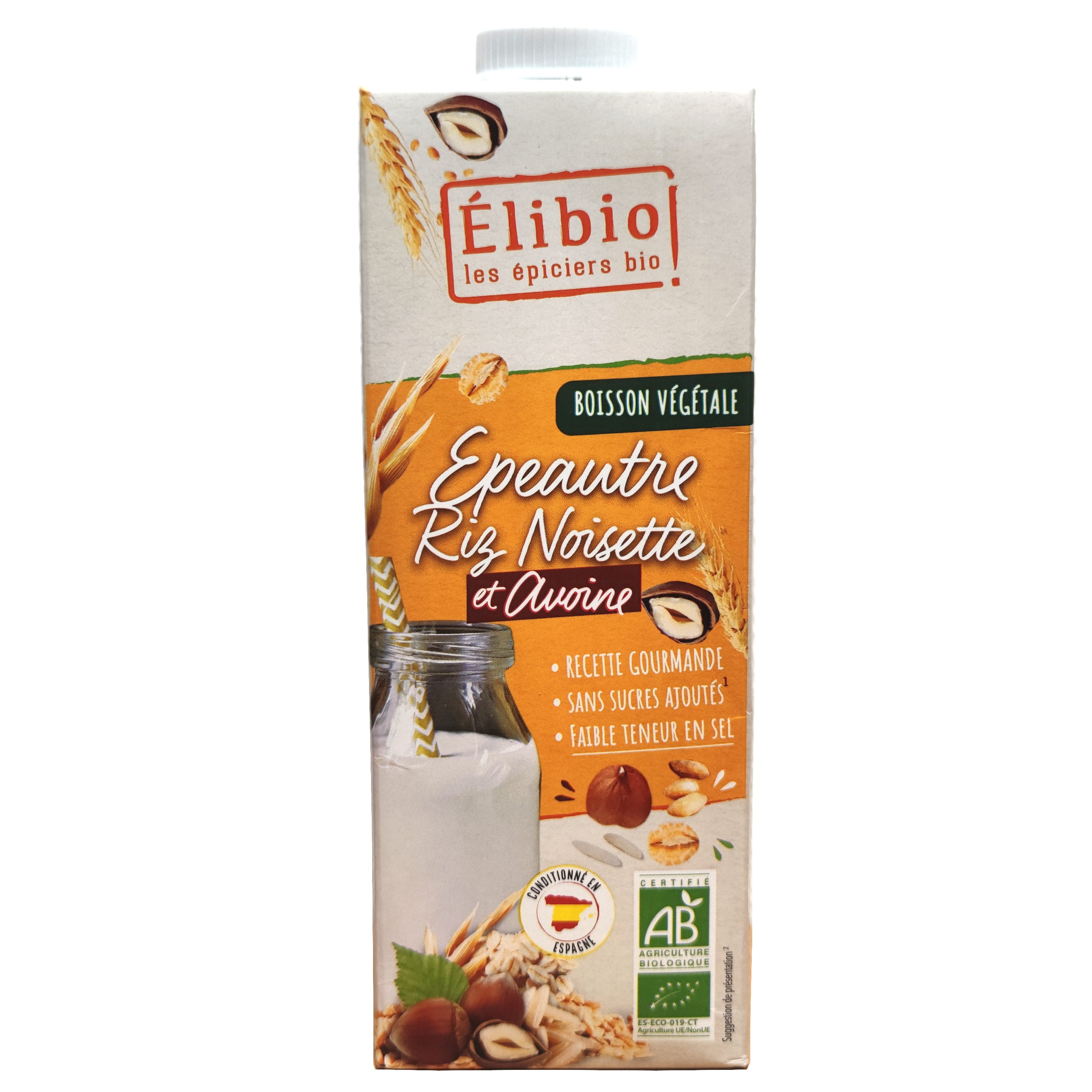 Purée de noisette Bio pour lait végétal