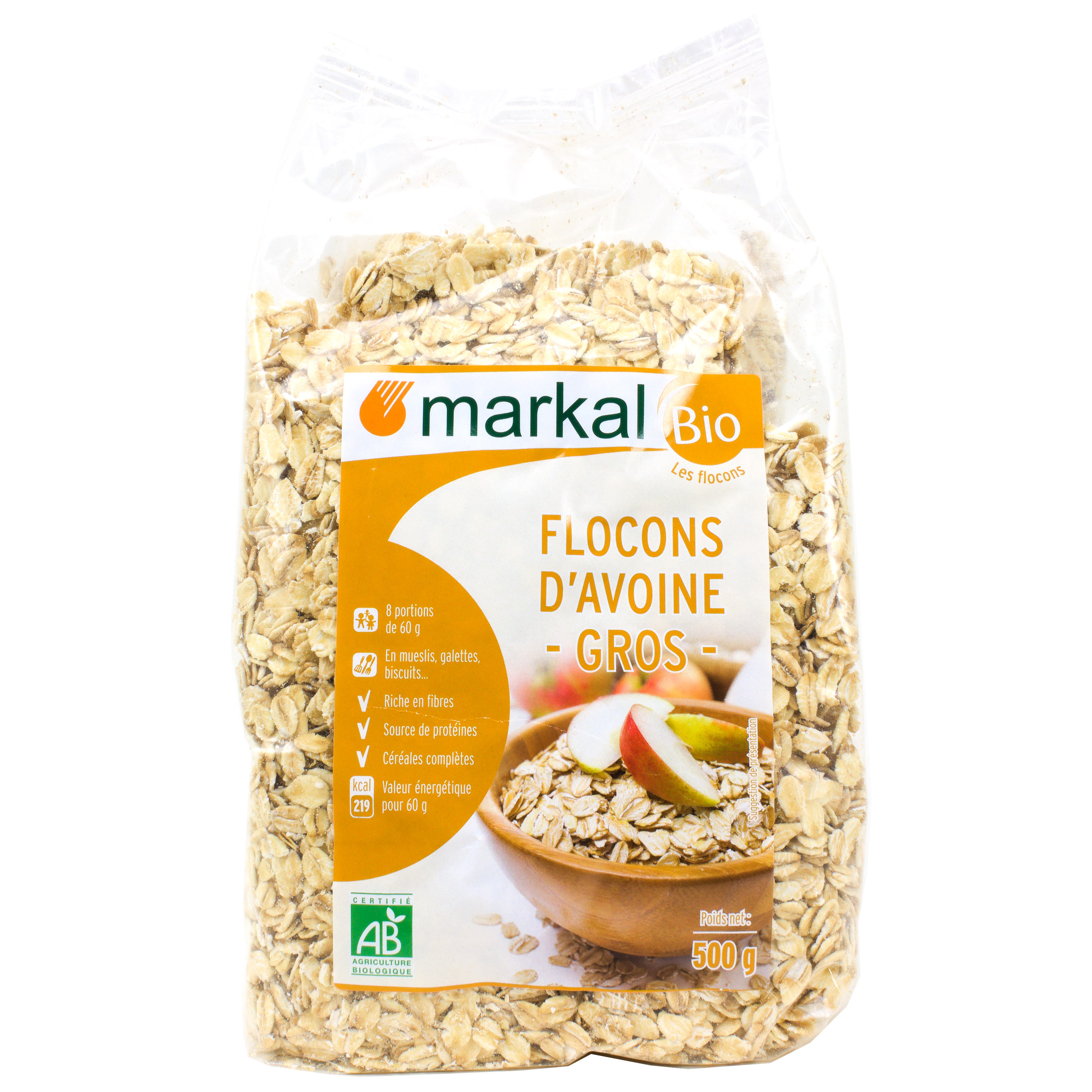FLOCONS D'AVOINE 500G - MARKAL