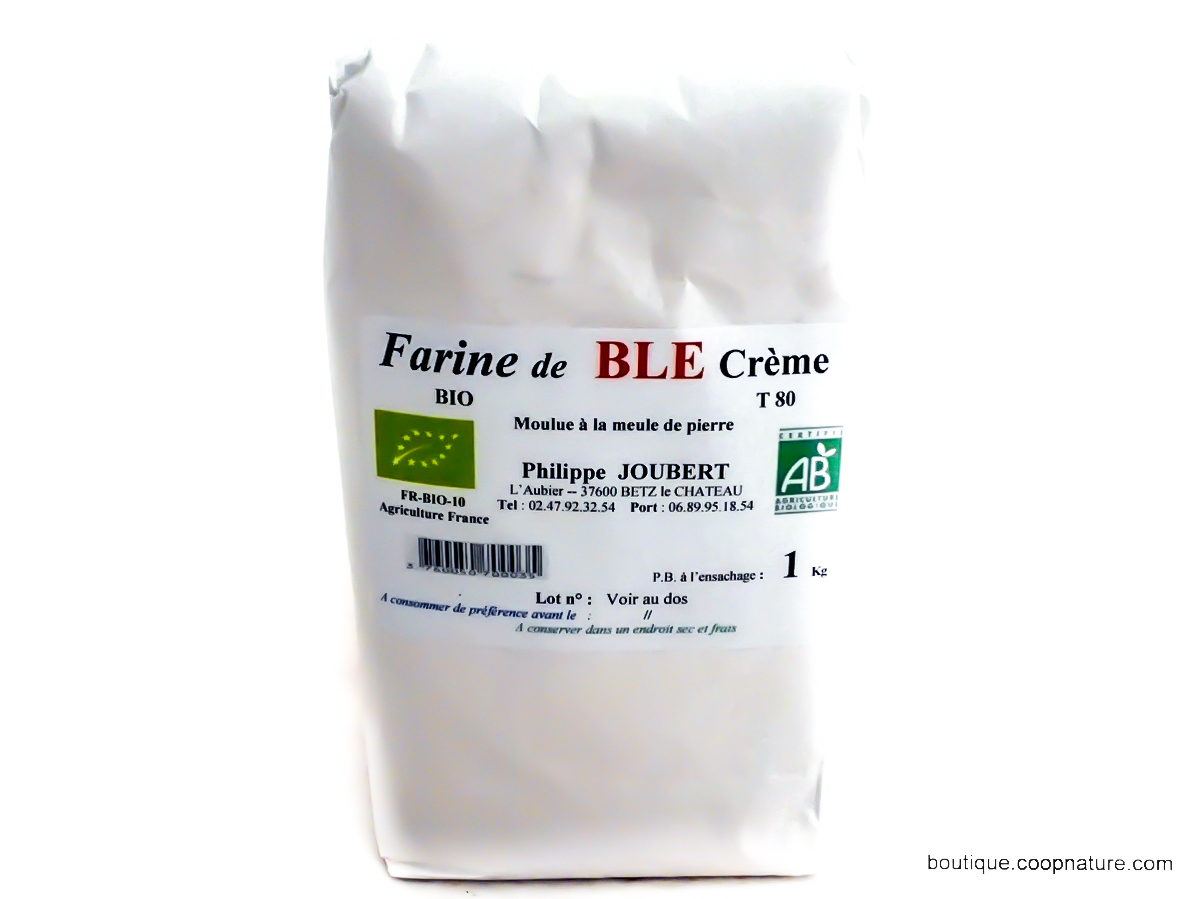 Farine de Blé BIO crème 80