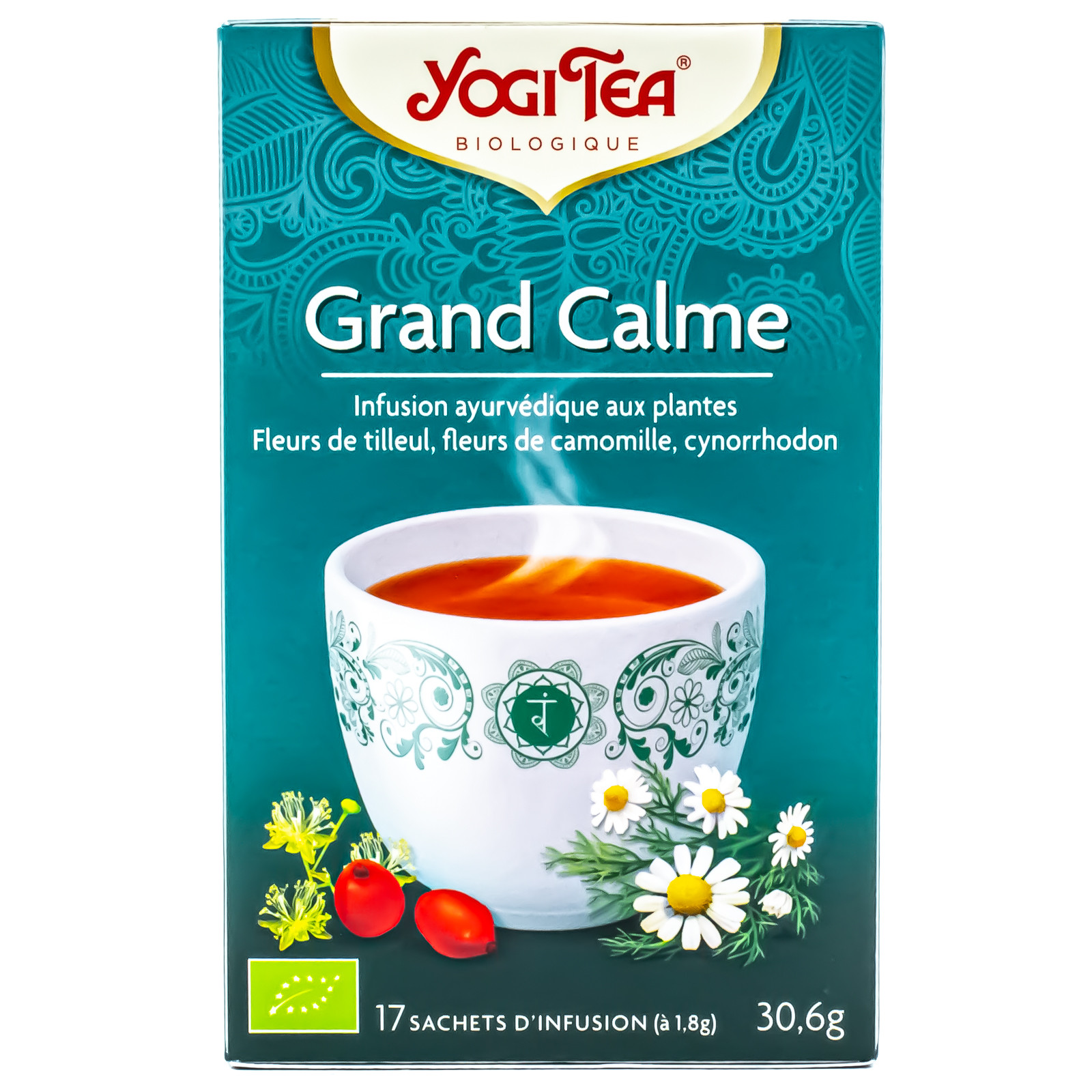 Yogi Tea Infusion Ayurvédique Grand Calme Bio 17 Sachets - Coopnature