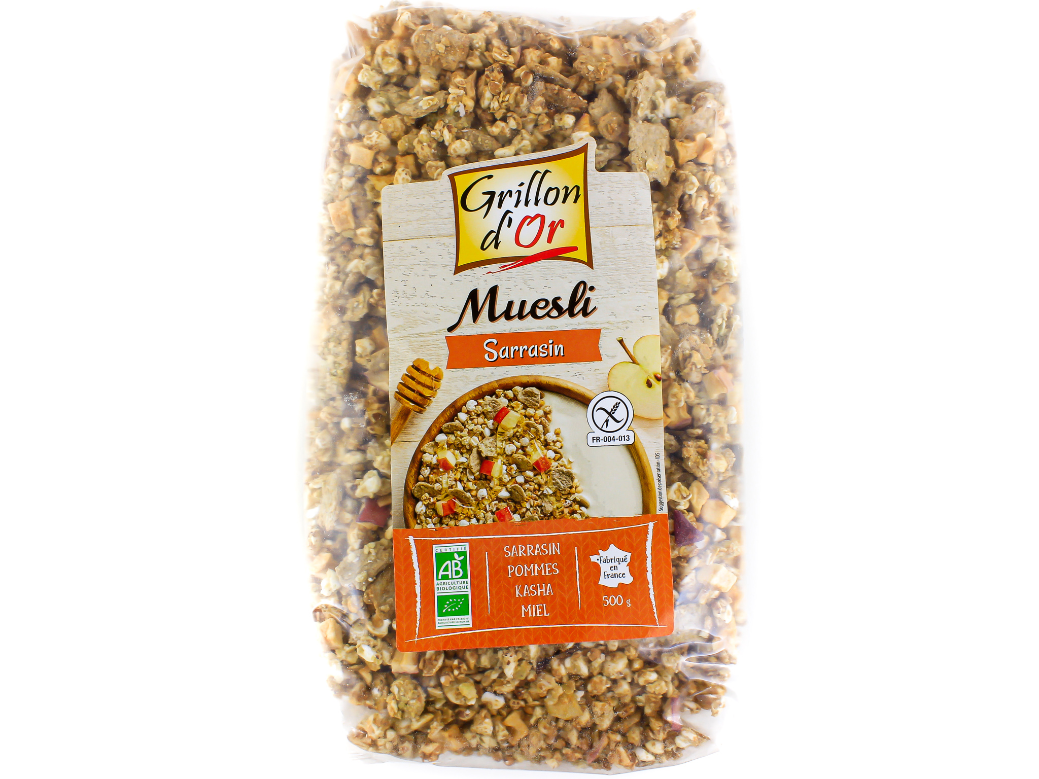 MUESLI POMME NOISETTE AMANDE SANS GLUTEN 375G EVERNAT