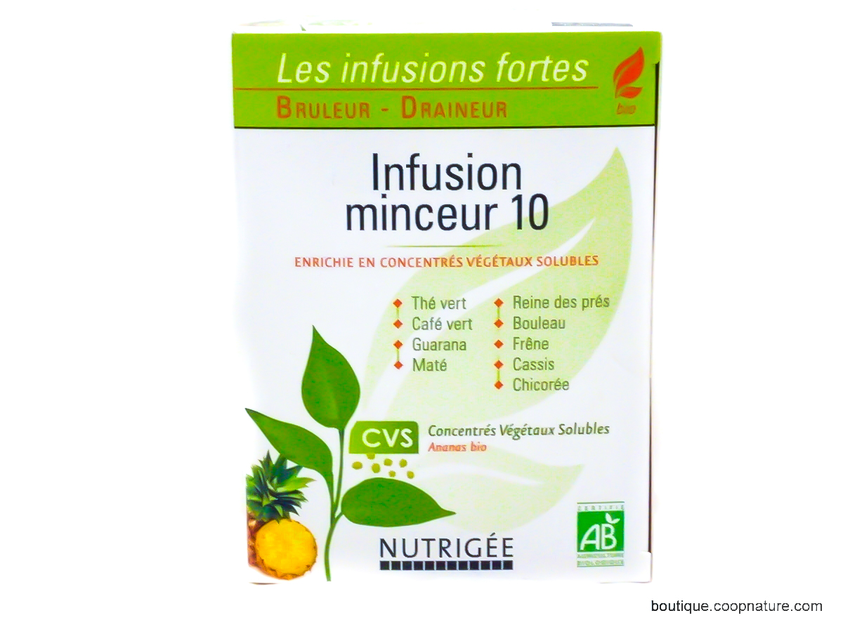 Nutrigée Les Infusions Fortes Bio Détoxinant Foie Et Intestin