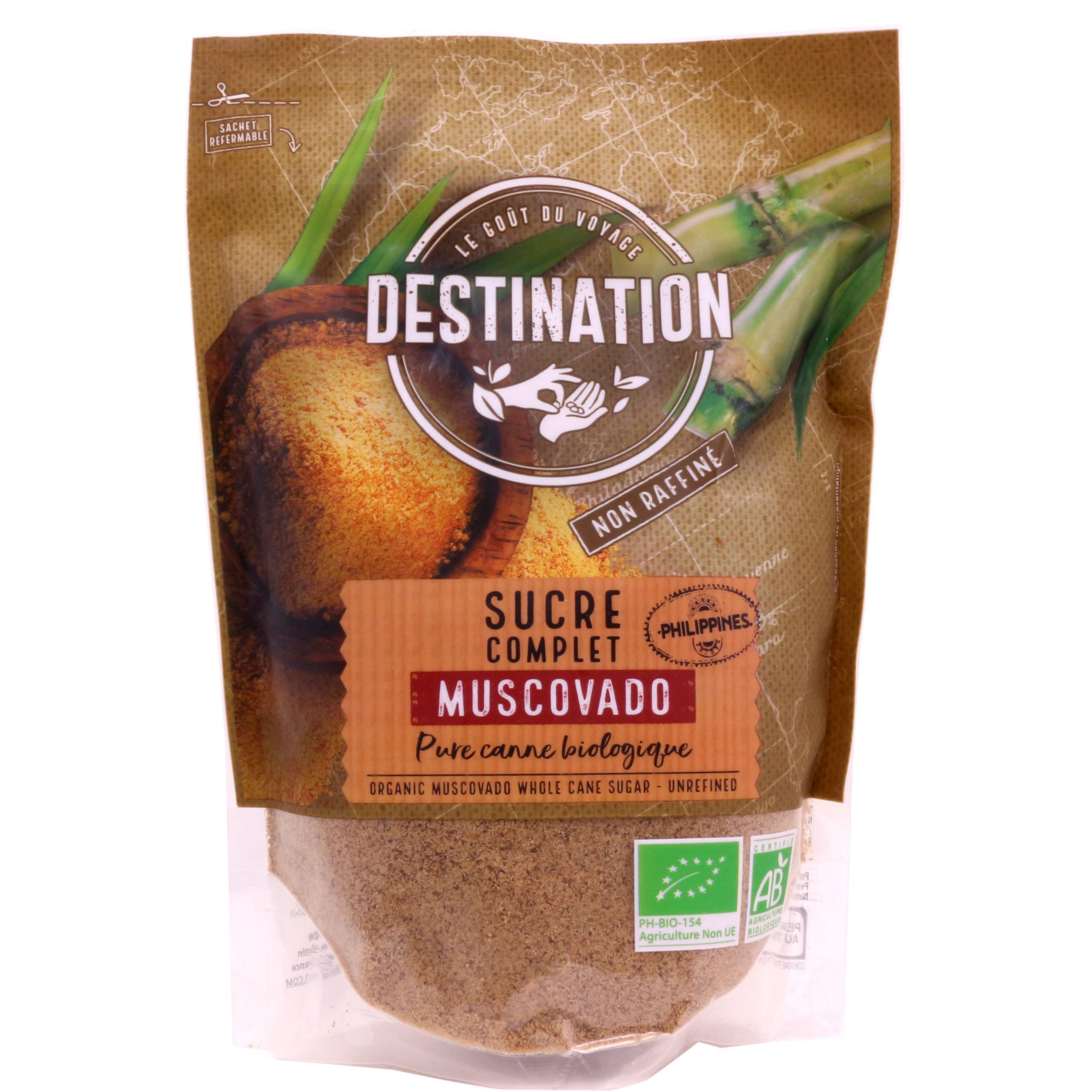 Sucre de canne Complet Bio - Destination Bio