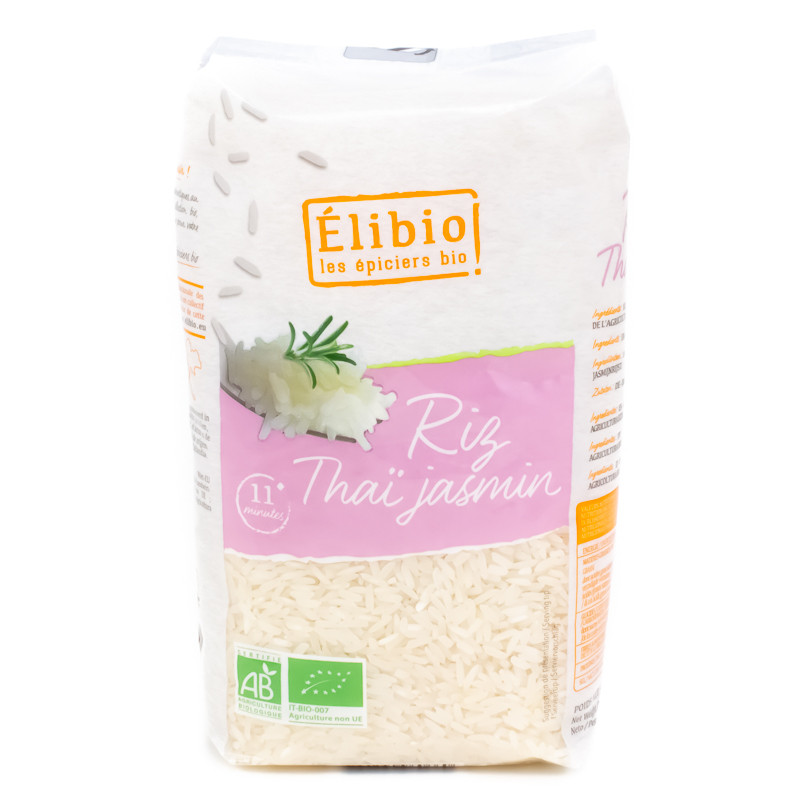 Riz Bio thai blanc 1kg - Elibio les épiciers bio