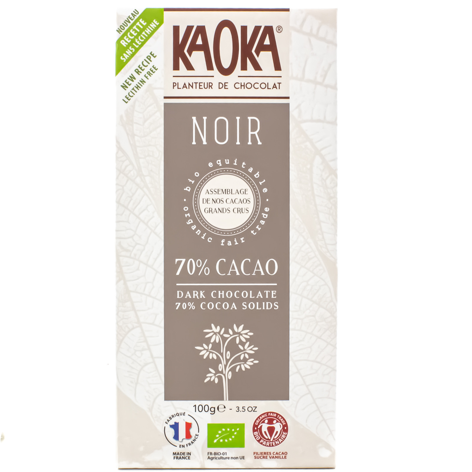 Tablette L'Assemblage Chocolat Noir 75%