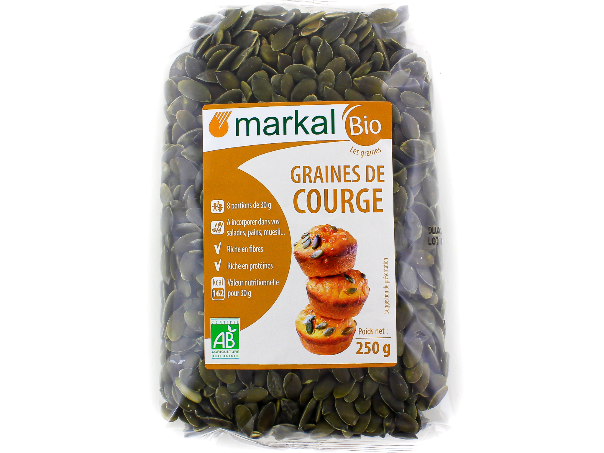 Markal Graines de Courge Bio 250g - Coopnature